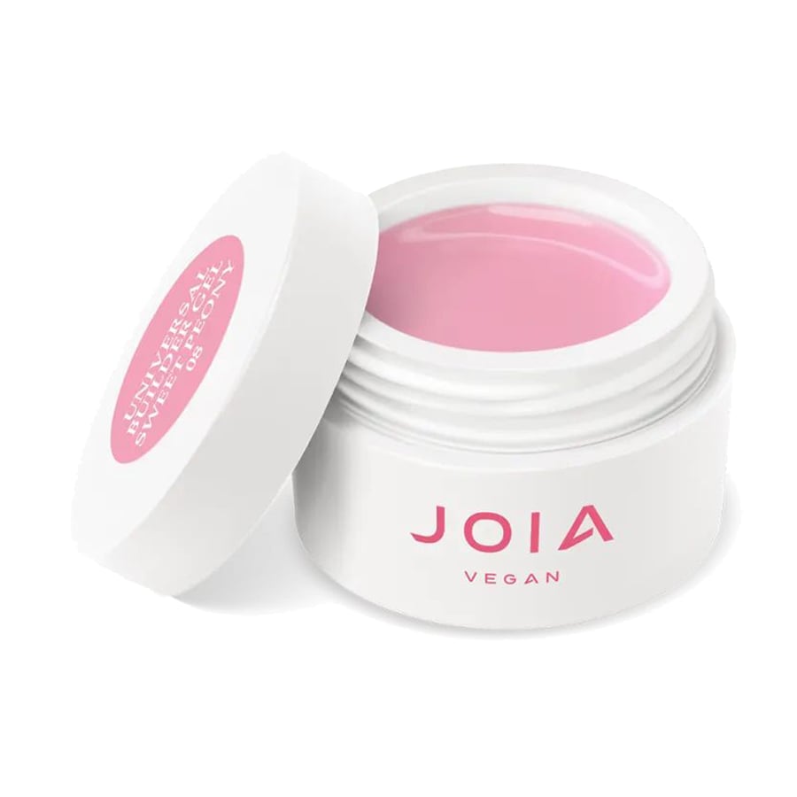 Універсальний моделювальний гель для нігтів JOIA vegan Universal Builder Gel 08 Sweet Peony, 15 мл